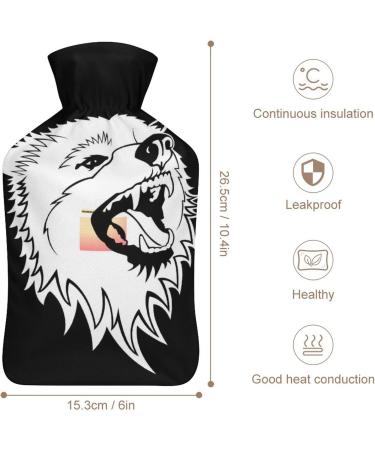 Buy Fox Hot Water Bottle with Plush Cover - Hand Warmer for Adults & Kids (26.5x15.3cm) | International Shipping - Buy Online on GoSupps.com