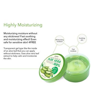 Esfolio 2 Pack Soothing Moisture Aloe Vera Gel 300ml - Korean Cosmetics K-Beauty Product - Buy Online on GoSupps.com