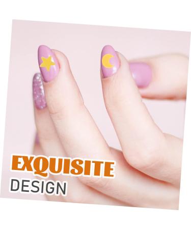 FRCOLOR 2pcs 1 Nail Art Polymer Clay Polymer Clay Beads Moon Stars Slices Vase Filler Color Stickers Nail Polish Sticker Fruit Stickers Nail Polish Accessories Patch Candy - Buy Online on GoSupps.com