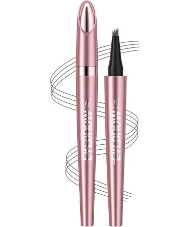 Microblading Liquid Eyebrow Pen | 4 Tips Liquid Eyebrow Pencil | Waterproof Liquid Microblading Pen Eyebrow 4 Micro-Fork Tips | Waterproof Microblading Eyebrow Pen - Buy Online on GoSupps.com