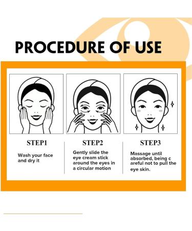 SIMAIT Eye Serum Turmeric Eye Cream Stick Relieves Puffiness and Bags Under Eyes Reduces Fine Lines Firms Skin Around Eyes - Buy Online on GoSupps.com