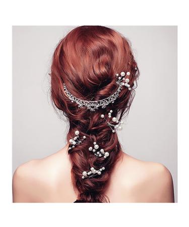 MOAMUN 23 PCS Wedding Hair Comb Bridal Accessories - Crystal Pearl Hair Pins for Brides & Bridesmaids - Buy Online on GoSupps.com