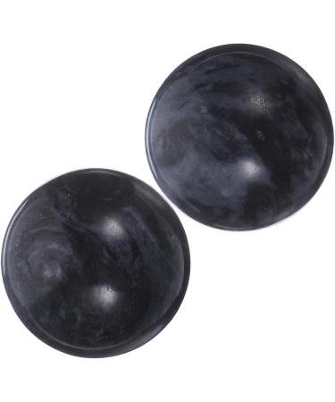Healeeved 12 PC Black Baoding Balls - Hand Exercise & Stress Relief Jade Balls for Health & Fitness | International Shipping Available - Buy Online on GoSupps.com