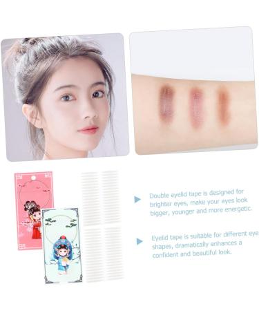 Beavorty 2 Sets invisible double eyelid sticker googly eyes large natural eyelid tape 2 sided tape hooded eyelid lifter strips eye lid tape for hooded eyes double sided adhesive tape glue - Buy Online on GoSupps.com