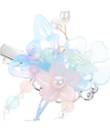 MAGICLULU 1 Pair Butterfly Hair Clip Hair Clips for Wedding Chinese Hair Clips Hanfu Hair Accessories Hair Clips for Teen Barrettes for Women Bride Nylon The Bell Temperament - Buy Online on GoSupps.com
