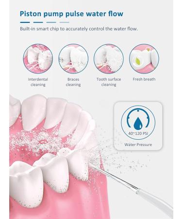 USB Rechargeable 4 Speed Water Flosser - Portable Teeth Cleaner for Home & Travel | Removes Tartar & Stains - Buy Online on GoSupps.com