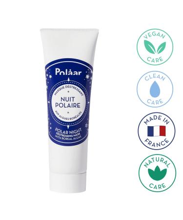 Polaar Revitalizing Polar Night Mask with Boreal Algae - 50ml | Anti-Aging Sleeping Cream | Natural Regenerating Night Care for Moisture & Beauty - Buy Online on GoSupps.com