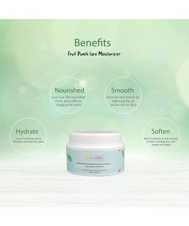 Jesica Vegan Face Moisturizing Cream for Teens - Organic Rejuvenating Formula with Glycerin Coconut & Almond Oil - 50 GM - Buy Online on GoSupps.com