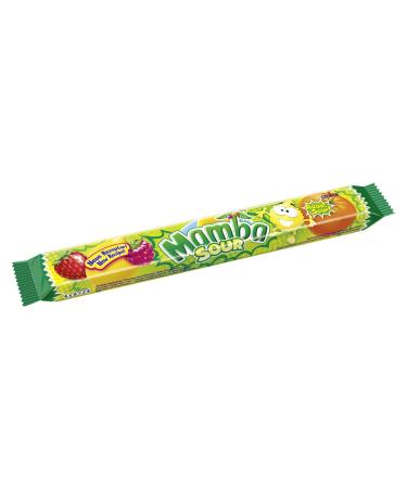 Mamba Sour Chews - 24 x 106g | Deliciously Tangy Fruit Flavors in 4 Varieties - Sour Candy Pack - Buy Online on GoSupps.com