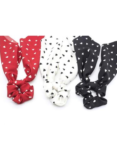 3-Pack Soft Chiffon Hair Ties for Women | Hair Tie Scarf Holders for Curly Ponytails & Headbands - Buy Online on GoSupps.com