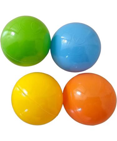 Alldoro 60382 100 Colorful Plastic Balls for Toddler Ball Pit - 6 cm Diameter with Mesh Carrying Bag - International Shipping Available - Buy Online on GoSupps.com