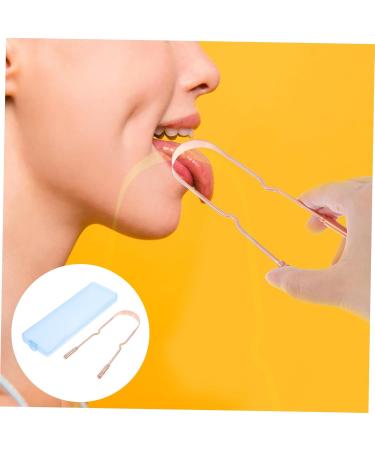 Pure Copper Oral Scraper | Effective Mouth Cleaning Tool for Oral Hygiene - Buy Online on GoSupps.com