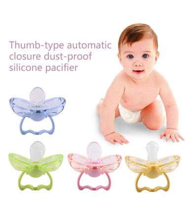 Baby Security Pacifier | Silicone Anti-Dust Infant Nipple | Newborn Close Nipple Soother - Buy Online on GoSupps.com