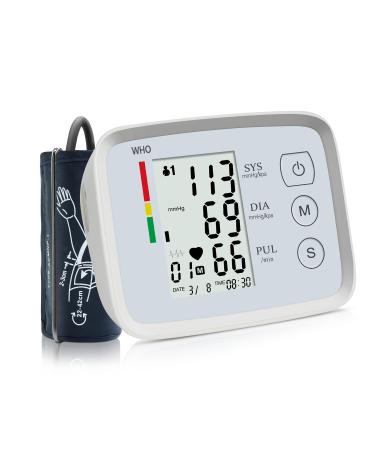 Blood Pressure Monitor Upper Arm Blood Pressure Monitor for Home Use Adjustable Large Blood Pressure Monitor Cuff Accuracy BP Machine Two User Mode BP Monitor Not rechargeable