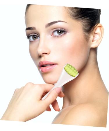 Beatifufu 1pc Facial Roller Skin Roller Eye Tool Mini Mini- Roller for Face Skincare Tools for Face Eye Beauty Tool Eye Tool Mini Face Roller Eye 8X2.5cm Green - Buy Online on GoSupps.com