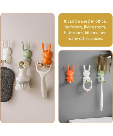 Alipis 20-Piece Cartoon Adhesive Hooks Set - Fun Wall Bracket for Toothbrushes Razors & Bathroom Storage | Durable & Easy to Install - Buy Online on GoSupps.com