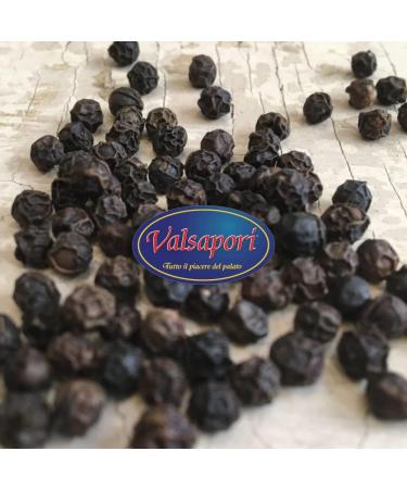  Valsapori Tellicherry Black Peppercorns in a 100g bag - 100% natural Sicilian cultivation - Late harvest with a pungent taste - - Buy Online on GoSupps.com
