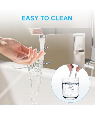 Stainless Steel Tongue Scraper Cleaner 2-Pack - BPA-Free Metal Tongue Scrapers for Adults & Kids - Improve Dental Hygiene & Cure Bad Breath - Buy Online on GoSupps.com