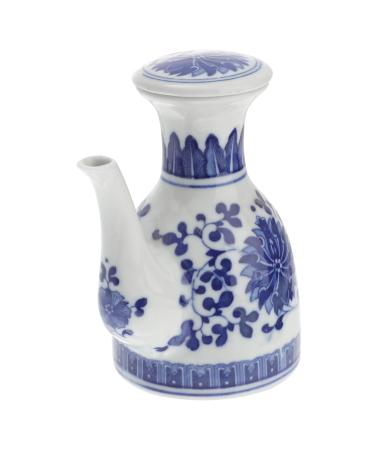 Milisten Ceramic Oil Control Pot Containers for Food Glass Vinegar Condiment Dispenser Cereal Container Terrarium Container Salad Water Dispenser Baby Ceramics Soy Sauce Bottle