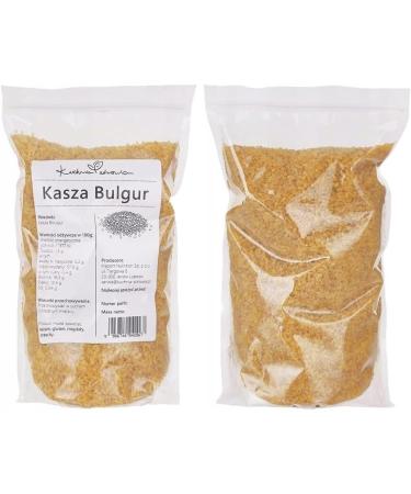  Kuchnia Zdrowia Kuchnia Zdrowia - Bulgur Semolina - High Quality - Natural - Vegan - Leak-proof zip-lock bag - 1kg Doypack - Buy Online on GoSupps.com