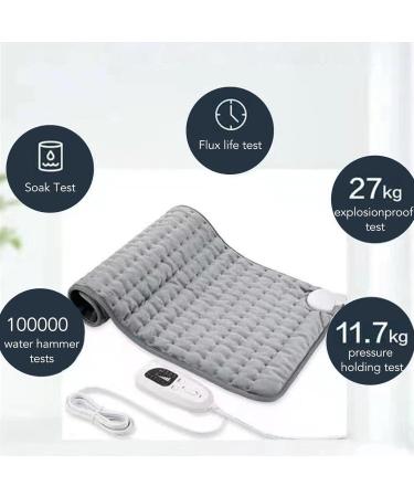 Heavenant Electric Heating Pillows - 6 Settings for Pain Relief | Winter Warmth for Back Neck Shoulder Abdominal & Leg - 60 x 30 cm - Buy Online on GoSupps.com