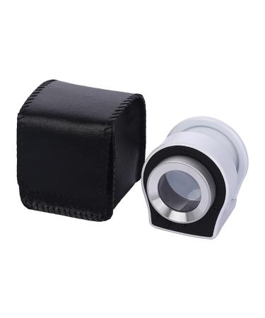 Uncles Magnifier 10X Metal Pocket Magnifying Glass Optical Len-Jewelery Loupe Identification Jeweler with Money Detector-Light