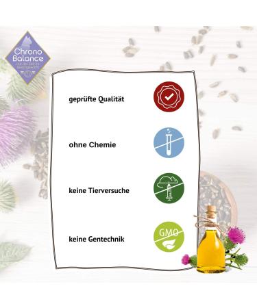 Chronobalance Milk Thistle Oil for Cats Natural Nutritional Supplement for Fur Health Rich in Vitamin E Omega-6 & Omega-9 (100ml) - Buy Online on GoSupps.com