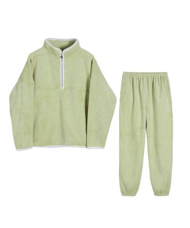 Jogging suit women leisure attraction two -part hooded sweater jogging pants women training suit set 2 partial women sports suit set sportswear outfit leisure access sportswear long arm pants suit green XL