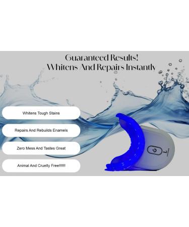 Luxissimo Professional LED Teeth Whitening Kit with 3 Whitening Pens Rechargeable Wireless Device UV-Activated Technology 15 Min Daily Treatment with Shade Guide - Buy Online on GoSupps.com