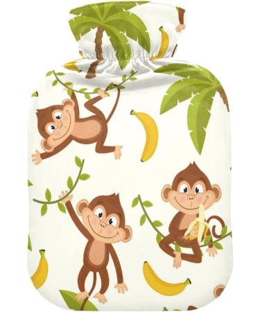 Naanle Monkey Palm Heat Bottle 2L - Transparent Hot Water Bottle for Bed Hand & Feet Warmer Pain Relief & Cold Therapy - Buy Online on GoSupps.com