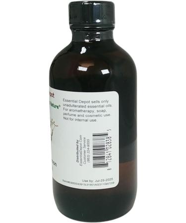 Essential Depot Eucalyptus Lemon Essential Oil - 4 oz - GC/MS Tested - Supplied in 4 oz. Amber Glass Bottle with Black Phenolic Cone Lined and Safety Sealed Cap - Buy Online on GoSupps.com