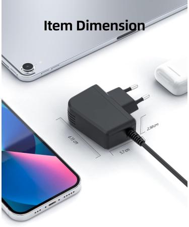 15V Power Supply for Philips Shaver HQ8505 Charger - Compatible with 5000 3000 7000 9000 Series - 1.8M Cable - Buy Online on GoSupps.com