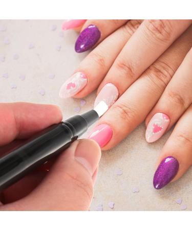 Minkissy 10pcs 3ml Empty Nail Oil Twist Pen Cosmetic Container with Brush Applicator for Lip Gloss & Nail Polish (Black) | Perfect for Skincare & Nail Care - Buy Online on GoSupps.com