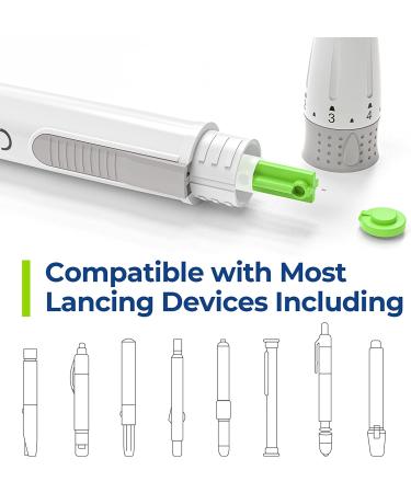 AUVON Multicolored 30G Diabetic Lancets - 300 Count for Less Pain | Universal Sterile Needles | Fits Most Lancing Devices | Disposable Blood Sugar Lancets - Buy Online on GoSupps.com