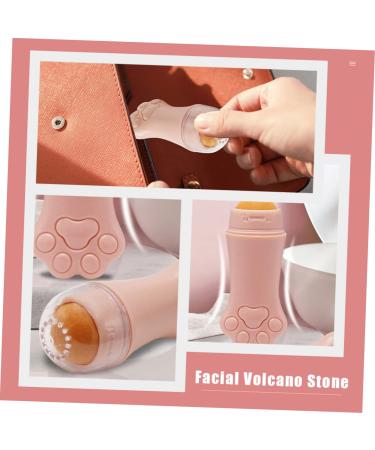 NOLITOY Volcanic Stone Oil-Absorbing Ball Massager | Facial Skincare Tool for Oil Control | Pink Volcano Rock Cleaning Tool - Buy Online on GoSupps.com