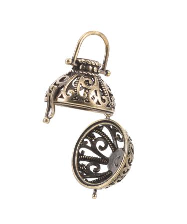 Zerodeko Refillable Car Air Freshener Essential Oil Car Hanging Fragrance Ball Pendant Aroma Pendant DIY Car Hanging Decor Car Air Humidifier Car Pendant Diffuser Brass Spherical