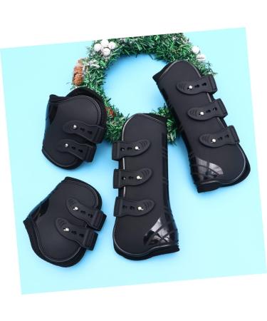 FOMIYES 2 Pairs Protection Support Horse Leg Boot Horse Leg Brace Protector Elastic Equipment XL Black - Buy Online on GoSupps.com