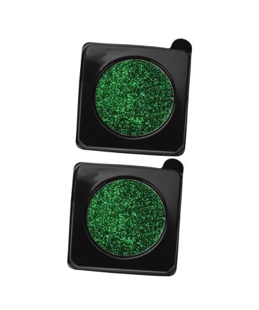 Beavorty 2pcs Glitter Eyeshadow Palette Shimmer Eyeshadow Catrina Green Face Glitter Pearlescent Miss Set