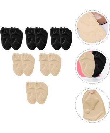 Beaupretty 6 Pairs Sponge Metatarsal Support Pads - Anti-Slip High Heel Insoles for Women | Soft Mesh Forefoot Cushion for Ultimate Comfort - Buy Online on GoSupps.com