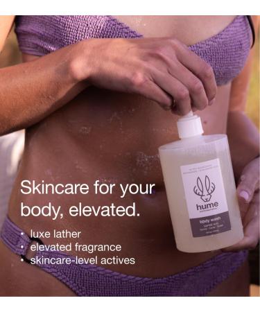 HUME SUPERNATURAL Ultra Nourishing Body Wash Santal Sun 16 fl. oz. - Cleanse nourish and replenish skin with Niacinamide Hyaluronic Acid and Prebiotics. Free from Sulfates Parabens Phthalates - Buy Online on GoSupps.com