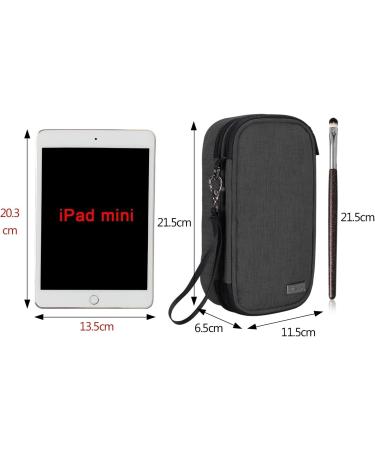 Teamoy Travel Cosmetics Brush Bag - Black 21.5cm | Ideal Makeup Accessories Organizer - Buy Online on GoSupps.com