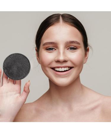 Vivote Microfiber Washable Cotton Pads - 20 Reusable Snack Towels for Facial Cleaning & Skincare | Soft & Color Mixture with Laundry Bag - Buy Online on GoSupps.com