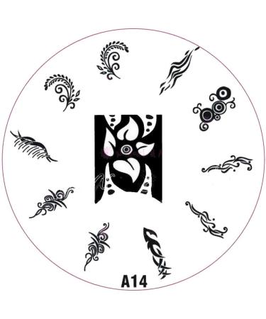++SPECIAL ITEM++ Stamping stencil A-Series: A14 Ornaments