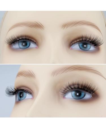 Emeda Natural False Eyelashes - 10 Pairs 2 Styles Clear Band 100% Handmade Cat Eye & Soft Whisper Lashes - Buy Online on GoSupps.com