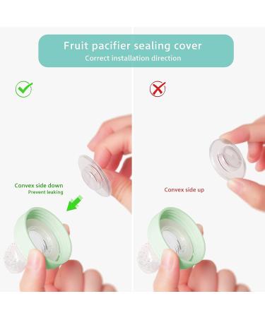 Termichy Baby Food Feeder Set - Silicone Pacifier and Spoon for Infant Feeding (Blue) - Buy Online on GoSupps.com