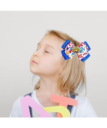 Back to School Hair Bow Clips for Kids - Handmade Graduation Season Hair Accessories - Buy Online on GoSupps.com