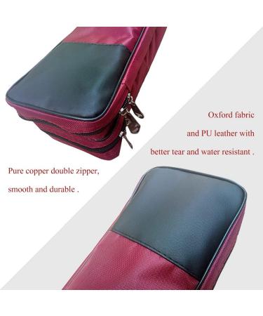 A ALFEEL Sword Carrying Case - Waterproof Chinese Kung Fu Taichi Martial Arts Double Layer Carrying Shoulder Bag Winered&Black - Buy Online on GoSupps.com