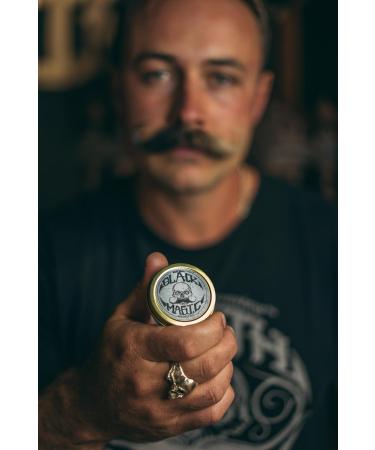 Black Magic Mustache Wax | Hide Grey Hair | Bare Bones | Medium Hold 1 oz | Unscented | International Shipping Available - Buy Online on GoSupps.com