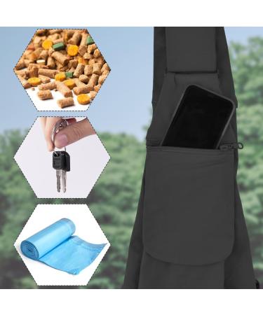 Dog Pocket Carrier Bag for Small Dogs & Cats - Sling Bag for Outdoor Adventures | Up to 5kg Pet Sling - Buy Online on GoSupps.com
