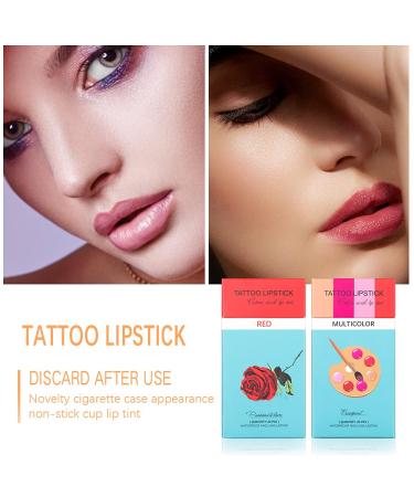 Sokgo 20Pcs Cotton Swab Lip Tint - Waterproof, Long Lasting & Portable Lip Gloss (Red) - Buy Online on GoSupps.com